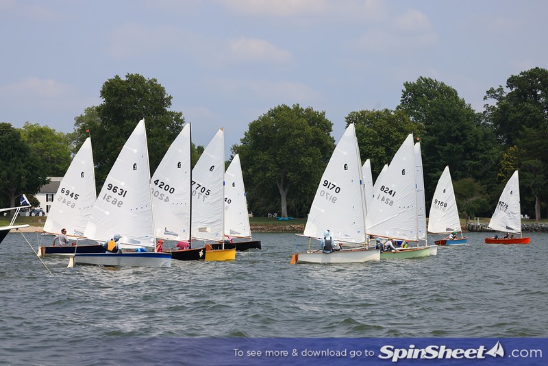 The Penguin fleet racing on the Tred Avon