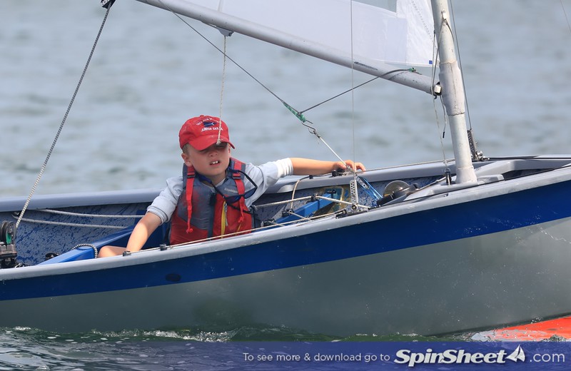 Junior sailor at work aboard a Penguin